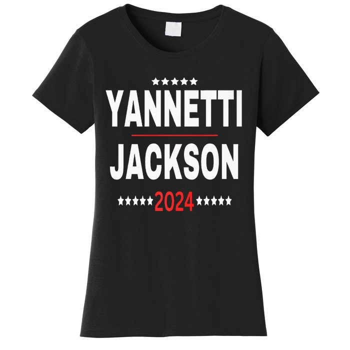 Yannetti Jackson 2024 Vote For Your Favorite Defense Team Women's T-Shirt