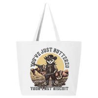 YouVe Just Buttered Your Last Biscuit Western Cat Cowboy 25L Jumbo Tote