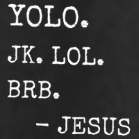 Yolo Jk Brb Jesus Cool Comfort Performance Bucket Hat