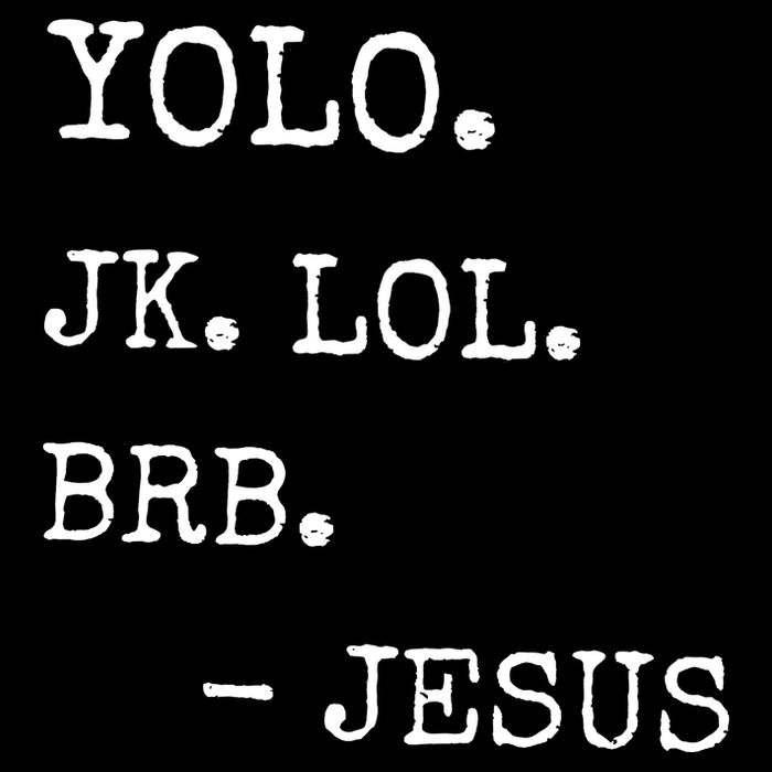 Yolo Jk Brb Jesus Cooling Performance Crew T-Shirt