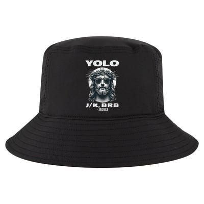 Yolo Jk Brb Jesus Cool Comfort Performance Bucket Hat