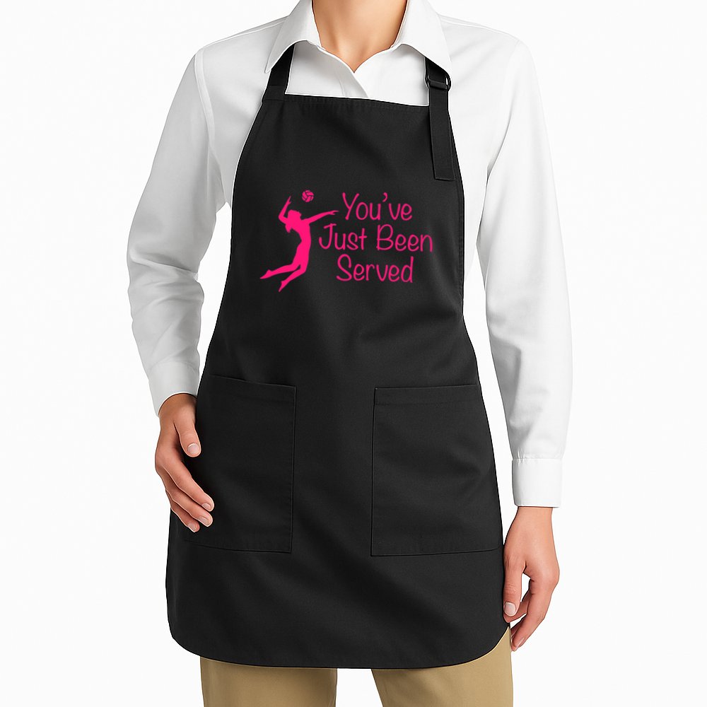 You've Just Been Served Volleyball Apron