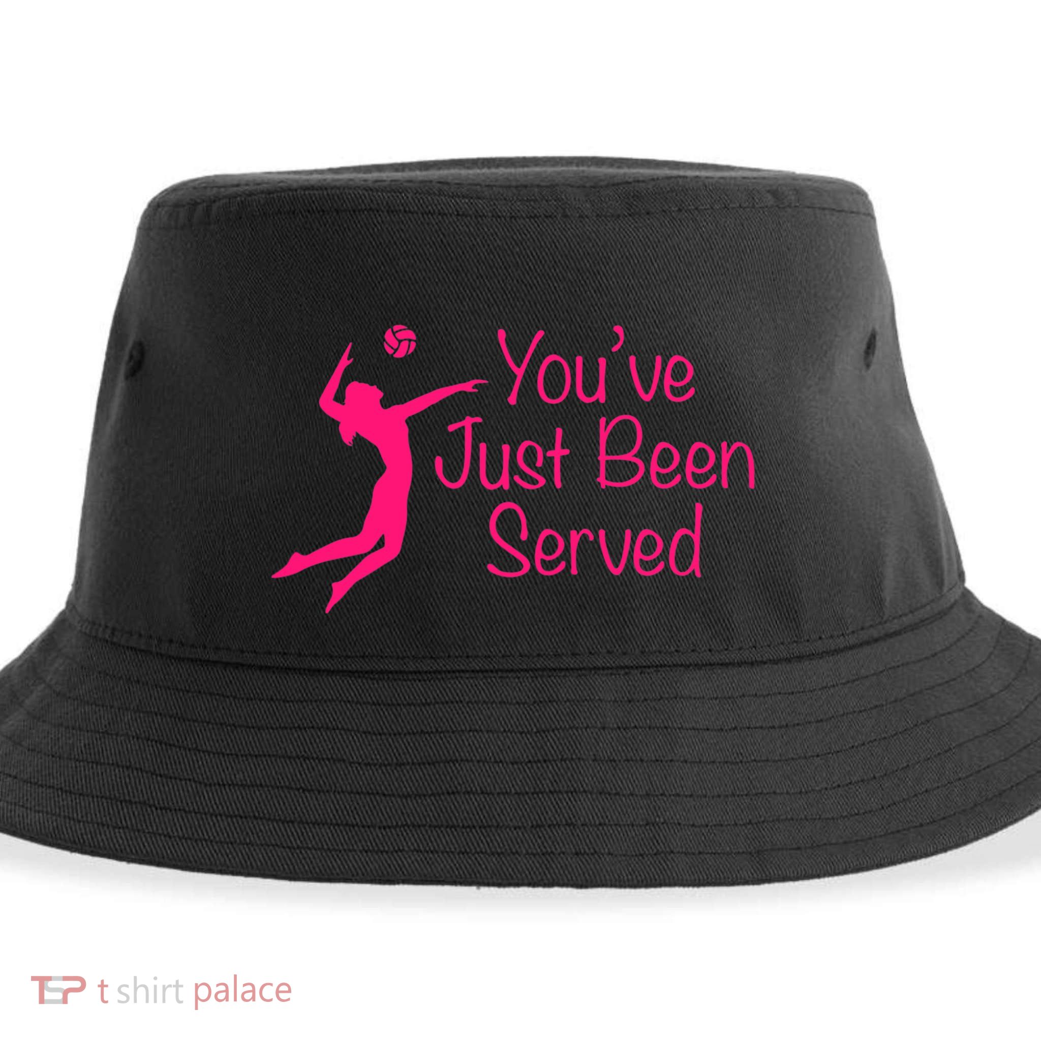 You've Just Been Served Volleyball Sustainable Bucket Hat