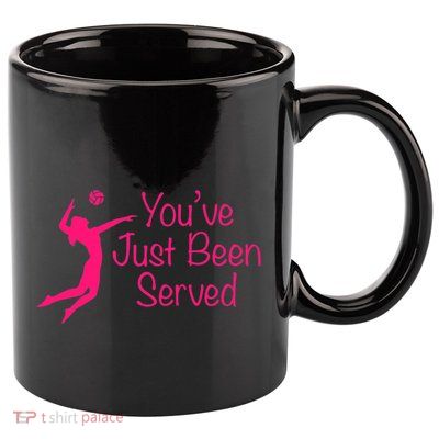 You've Just Been Served Volleyball 11oz C Handle Ceramic Mug