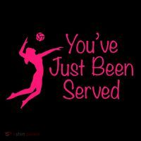 You've Just Been Served Volleyball Drawstring Bag