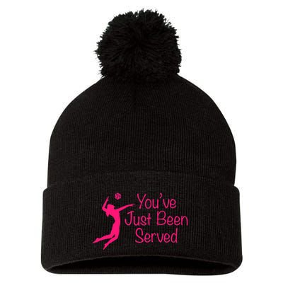 You've Just Been Served Volleyball Pom Pom 12in Knit Beanie