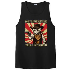 Youve Just Buttered Your Last Biscuit Western Cat Cowboy PosiCharge Competitor Tank