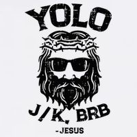 Yolo Jk Brb Jesus Funny Easter Day Ressurection Christians Wool Snapback Cap