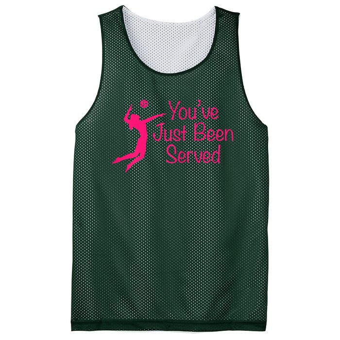 You've Just Been Served Volleyball Mesh Reversible Basketball Jersey Tank