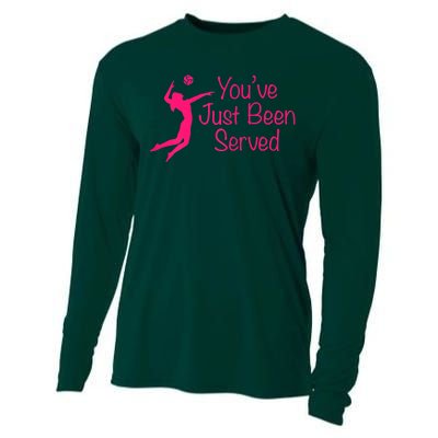 You've Just Been Served Volleyball Cooling Performance Long Sleeve Crew