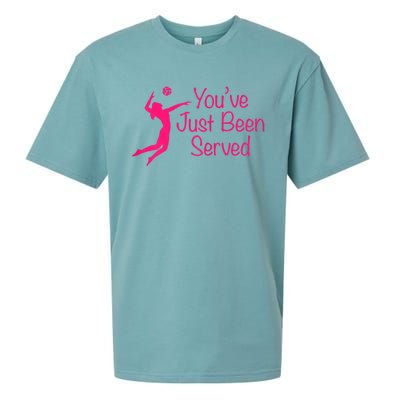 You've Just Been Served Volleyball Sueded Cloud Jersey T-Shirt