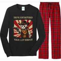 YouVe Just Buttered Your Last Biscuit Western Cat Cow Long Sleeve Pajama Set