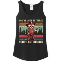 YouVe Just Buttered Your Last Biscuit Western Cowboy Cat Ladies Essential Tank