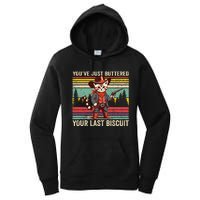 YouVe Just Buttered Your Last Biscuit Western Cowboy Cat Women's Pullover Hoodie