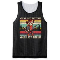 YouVe Just Buttered Your Last Biscuit Western Cowboy Cat Mesh Reversible Basketball Jersey Tank