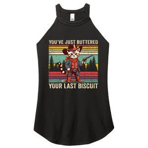 YouVe Just Buttered Your Last Biscuit Western Cowboy Cat Women's Perfect Tri Rocker Tank