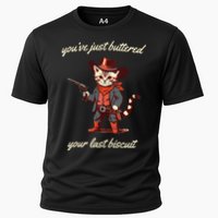 Youve Just Buttered Your Last Biscuit Western Cat Cowboy Cooling Performance Crew T-Shirt