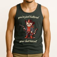 Youve Just Buttered Your Last Biscuit Western Cat Cowboy Tank Top