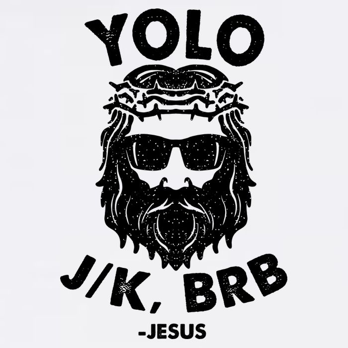 Yolo JK BRB Jesus Resurrection Funny Christian Cool Comfort Performance Bucket Hat
