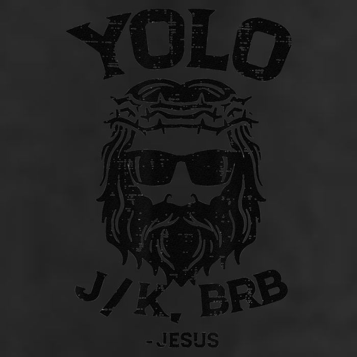 Yolo Jk Brb Jesus Funny Easter Day Ressurection Christians Beanie