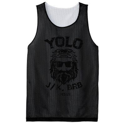 Yolo Jk Brb Jesus Funny Easter Day Ressurection Christians Mesh Reversible Basketball Jersey Tank