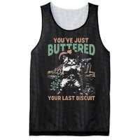 YouVe Just Buttered Your Last Biscuit Funny Cowboy Cat Mesh Reversible Basketball Jersey Tank