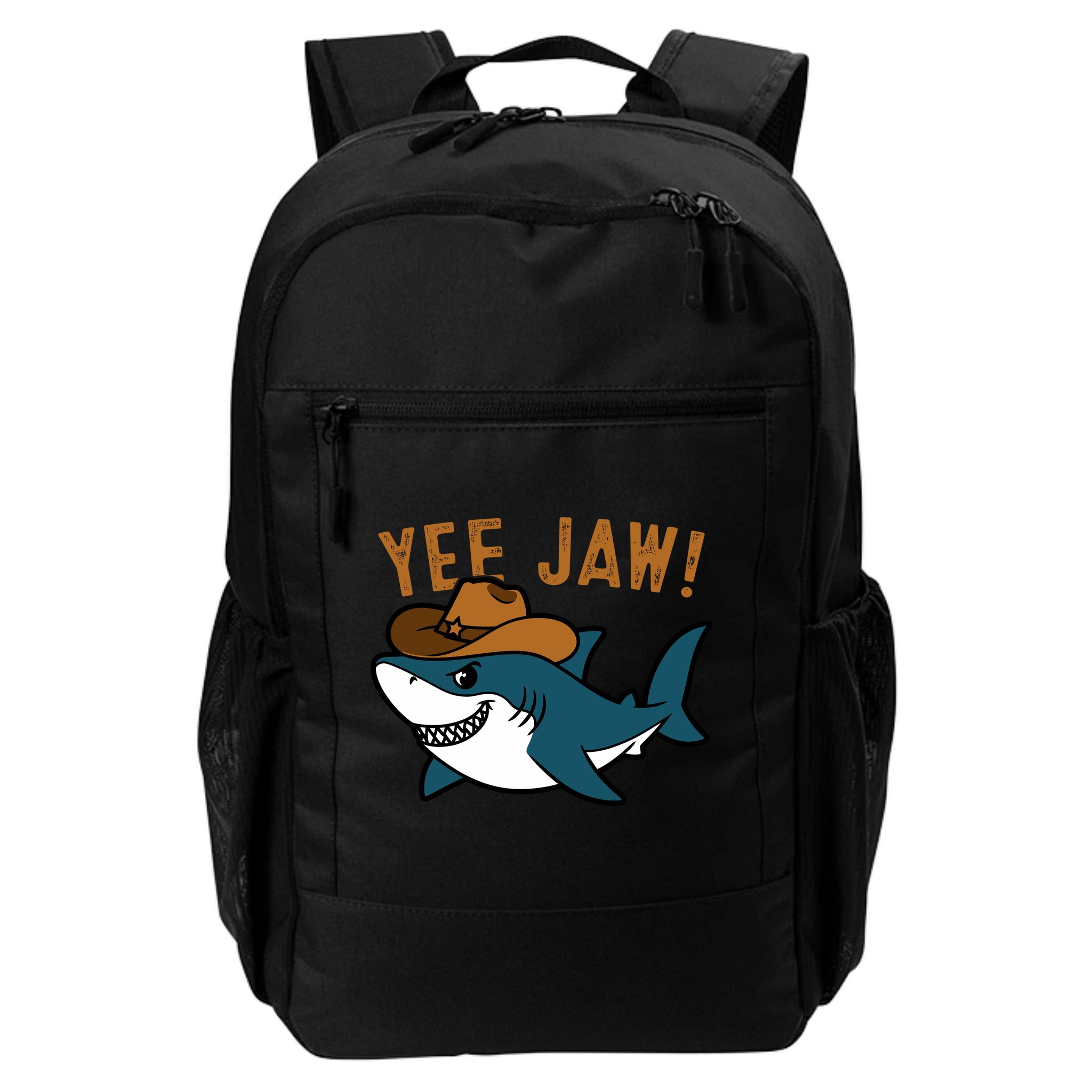Yee Jaw Cowboy Old Western Shark Backpack