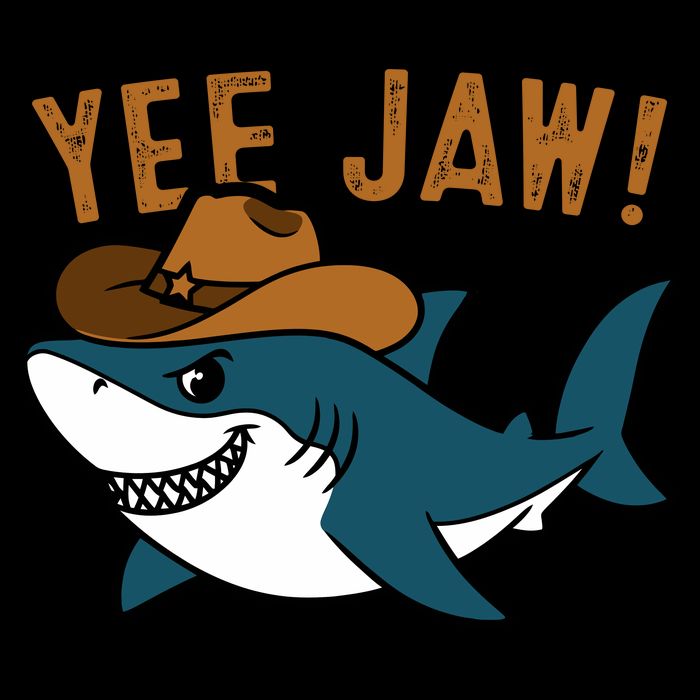 Yee Jaw Cowboy Old Western Shark Tank Top