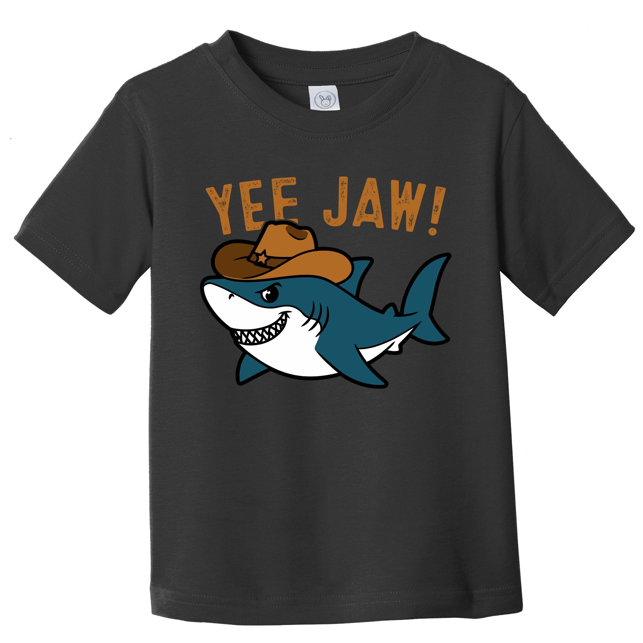Yee Jaw Cowboy Old Western Shark Toddler T-Shirt