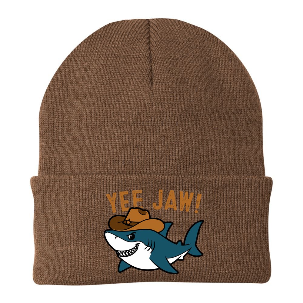 Yee Jaw Cowboy Old Western Shark Beanie