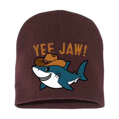 Yee Jaw Cowboy Old Western Shark Short Acrylic Beanie