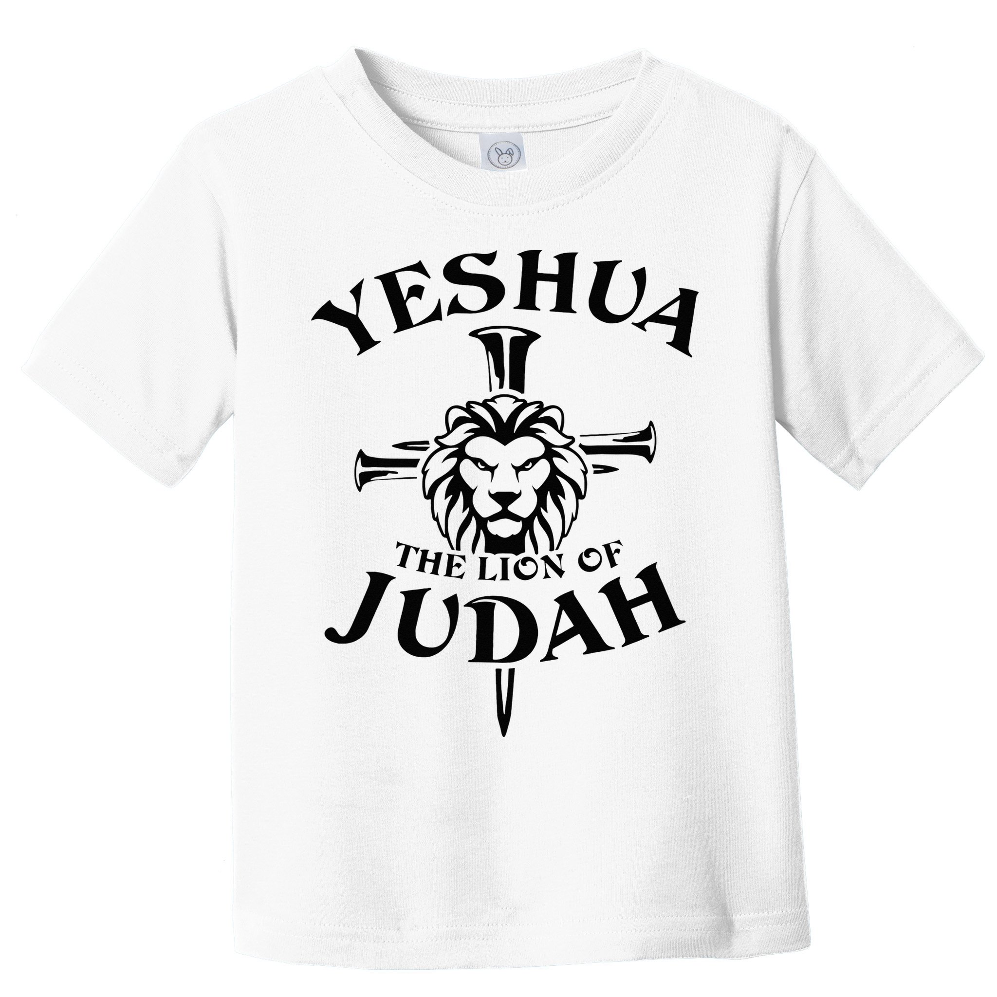 Yeshua Jesus Cross Lion Of Judah Christian Faith Religious Toddler T-Shirt