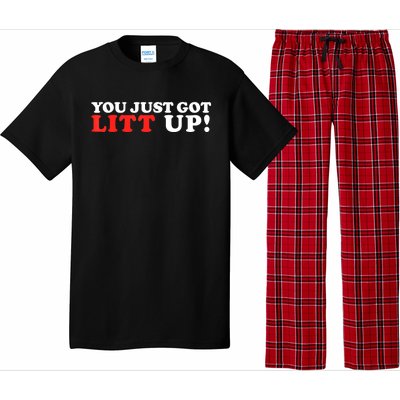 You Just Got Litt Up Funny Pajama Set