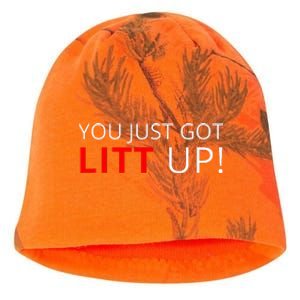 You Just Got Litt Up Cool Kati - Camo Knit Beanie