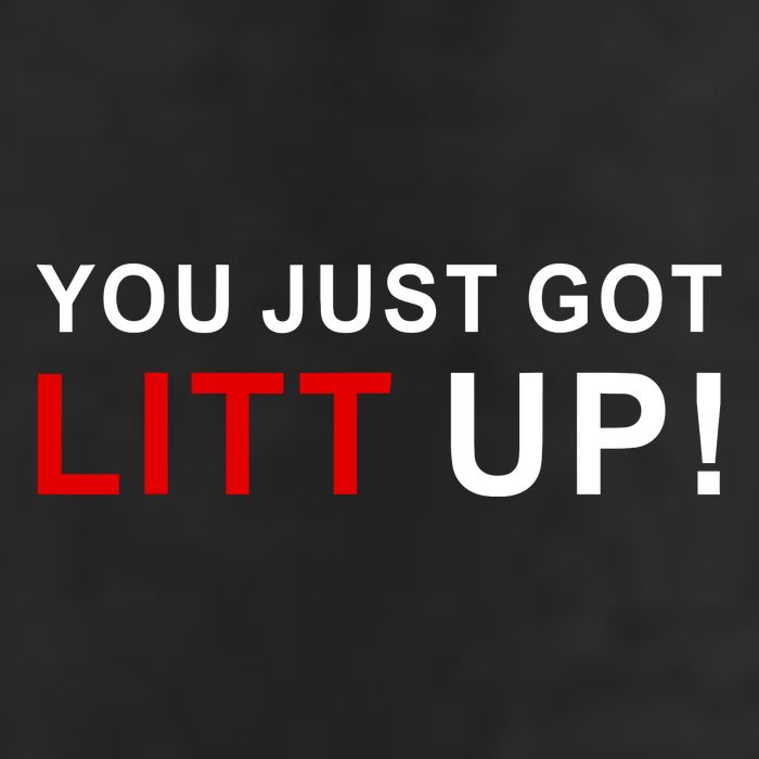 You Just Got Litt Up Funny TV Show Quote Cool Comfort Performance Bucket Hat