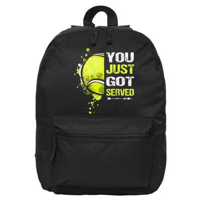 You Just Got Served Tennis 16 in Basic Backpack