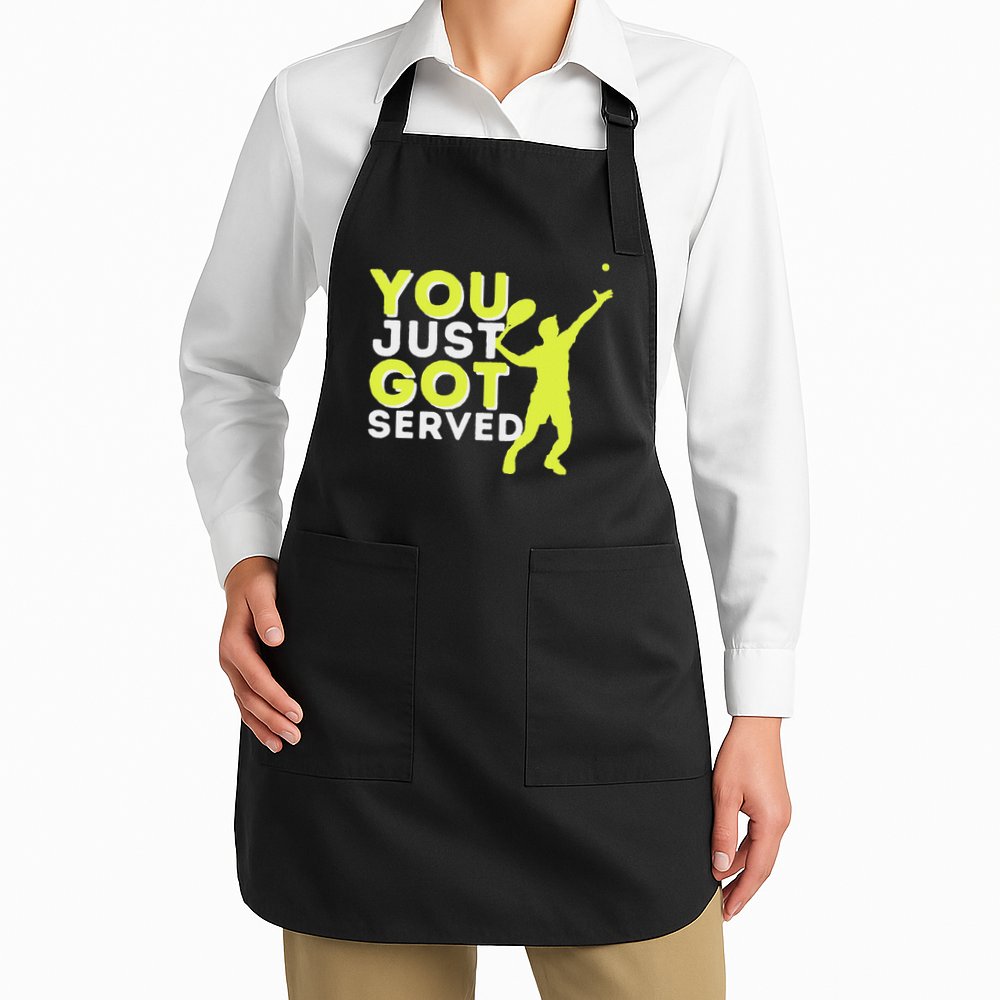 You Just Got Served Funny Tennis Player & Tennis Coach Apron