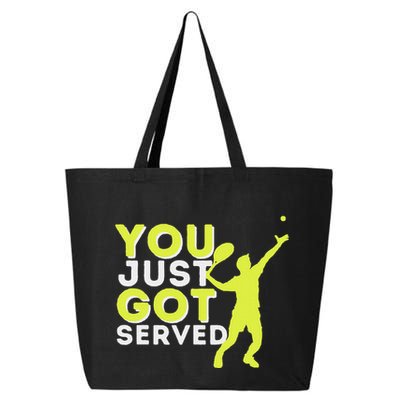 You Just Got Served Funny Tennis Player & Tennis Coach 25L Jumbo Tote