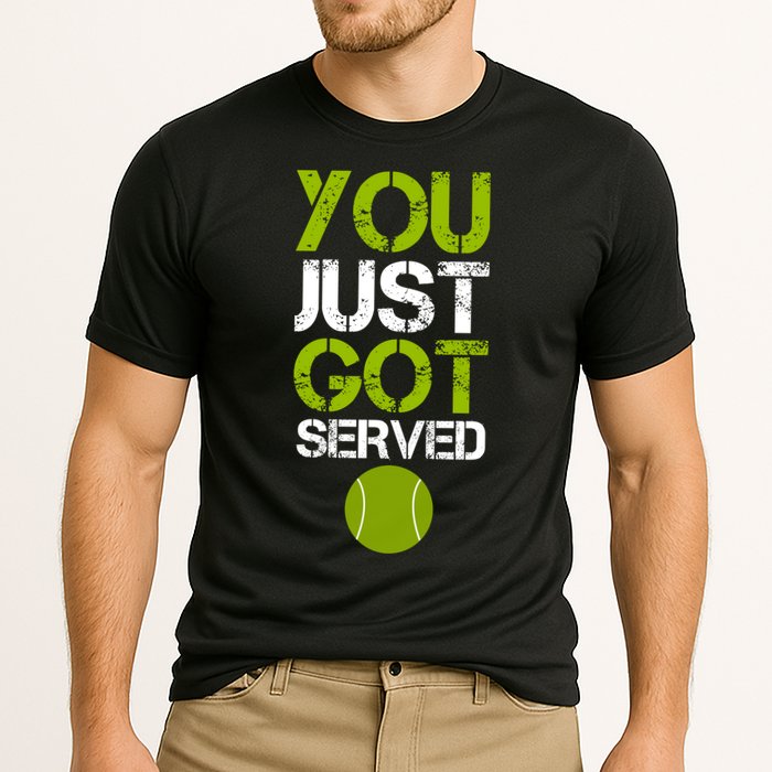 You Just Got Served Tennis Player Cooling Performance Crew T-Shirt