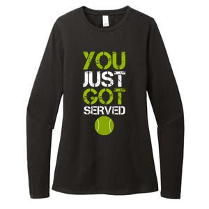 You Just Got Served Tennis Player Womens CVC Long Sleeve Shirt