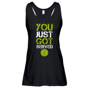 You Just Got Served Tennis Player Ladies Essential Flowy Tank