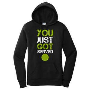 You Just Got Served Tennis Player Women's Pullover Hoodie