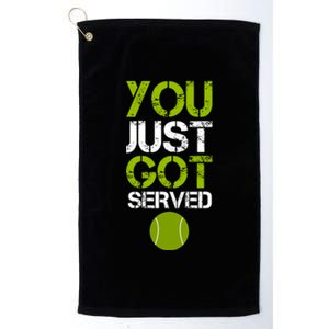 You Just Got Served Tennis Player Platinum Collection Golf Towel