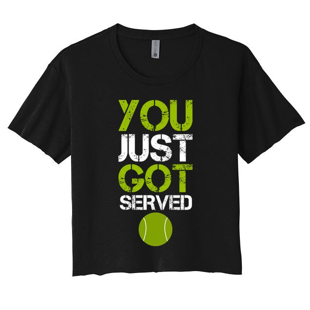 You Just Got Served Tennis Player Crop Top