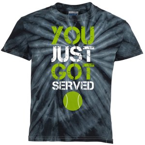 You Just Got Served Tennis Player Kids Tie-Dye T-Shirt