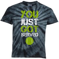 You Just Got Served Tennis Player Kids Tie-Dye T-Shirt