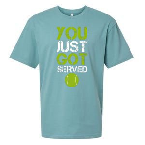 You Just Got Served Tennis Player Sueded Cloud Jersey T-Shirt