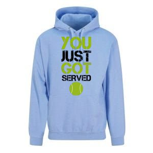 You Just Got Served Tennis Player Unisex Surf Hoodie