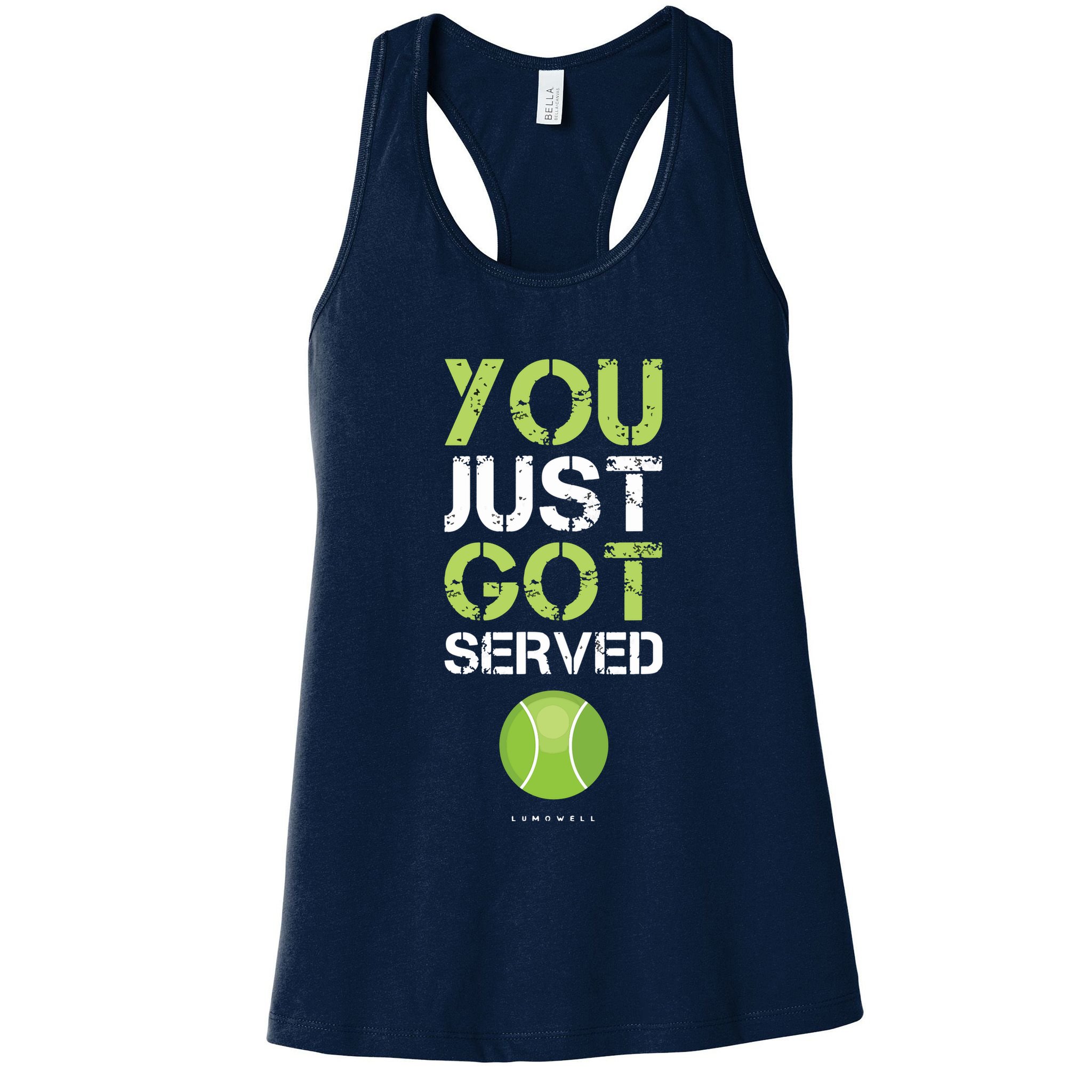 You Just Got Served Tennis Funny Tennis Gift Tee Womens Tank Top