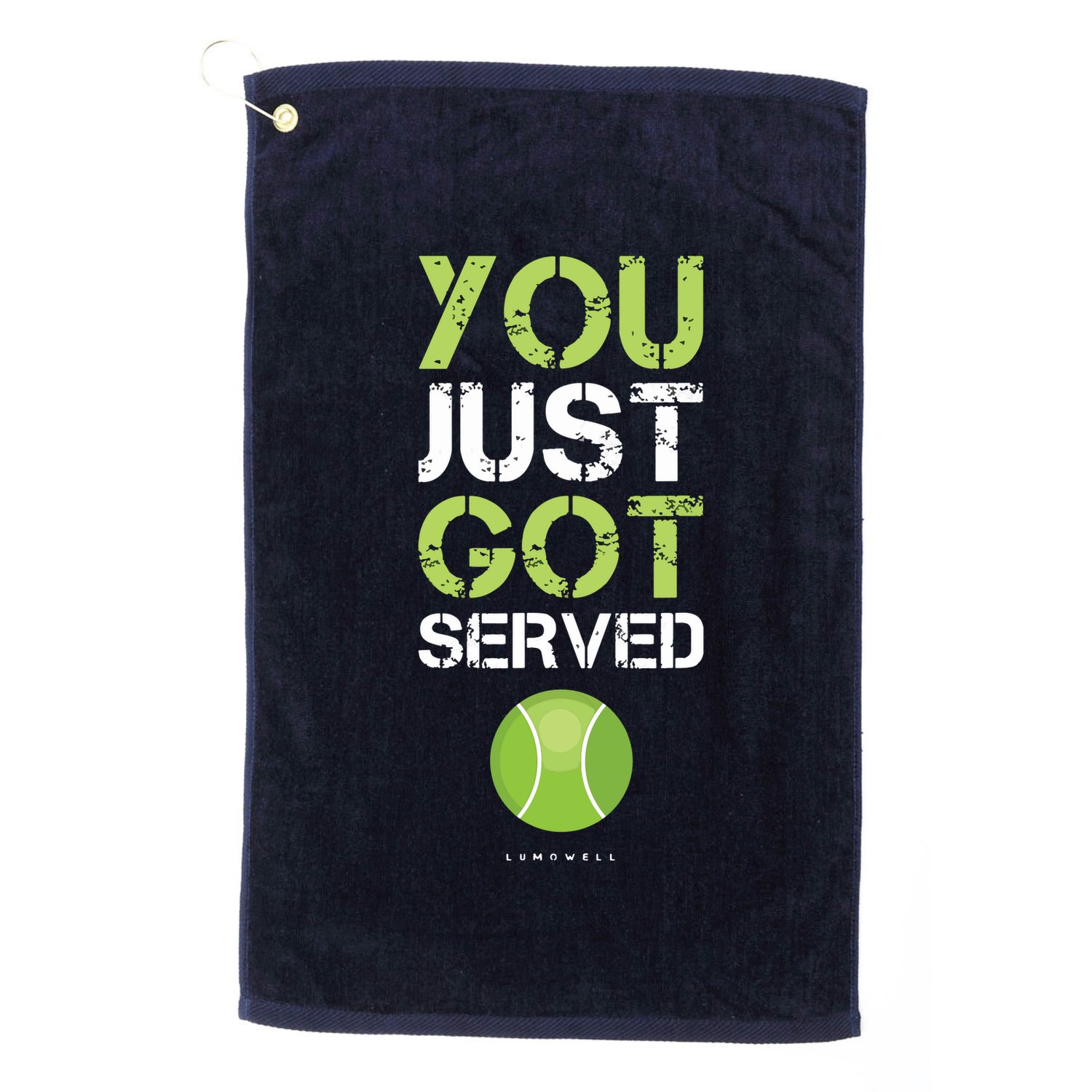 You Just Got Served Tennis Funny Tennis Gift Tee Golf Towel